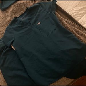 Figs Caribbean Blue Set - size XS